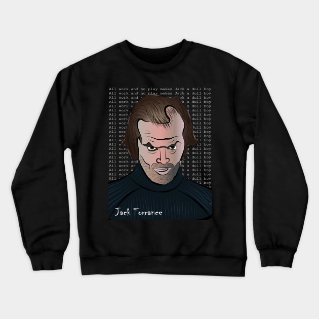 The maddening of Jack Torrance Crewneck Sweatshirt by richspuller